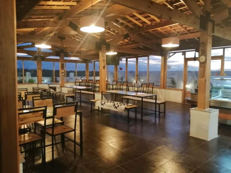 Restaurant fond et mur