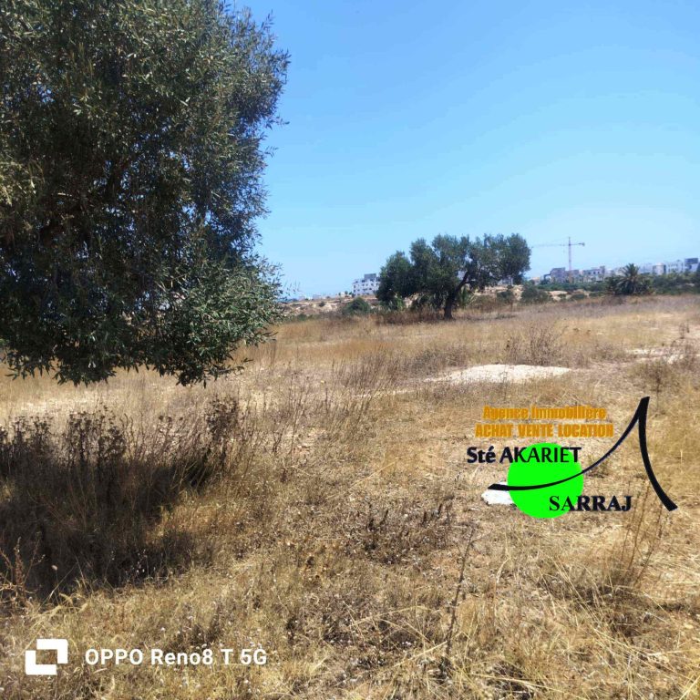 Terrain d'investissement 1150m à hmada kantaoui