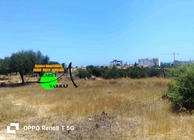 Terrain d'investissement 1150m à hmada kantaoui