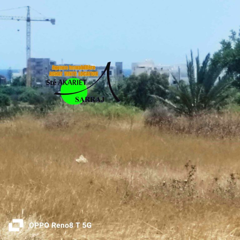 Terrain d'investissement 1150m à hmada kantaoui