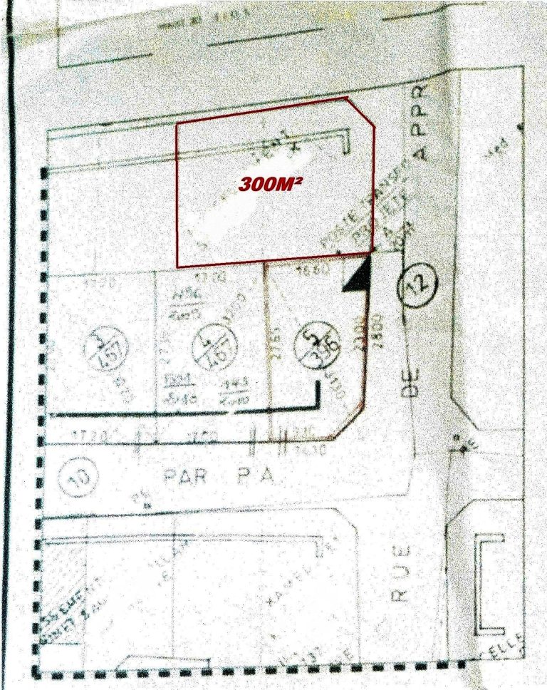 Terrain approuv&eacute; 300m &agrave; hammem sousse bhayer