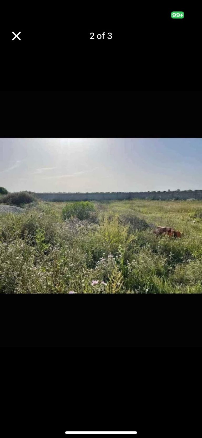 Terrain titre bleu 1019m2