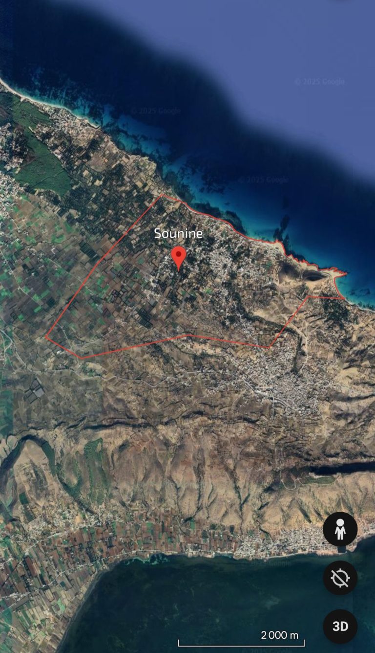 Terrain &agrave; batir 620m2 &agrave; sounine &agrave; 300m de la plage