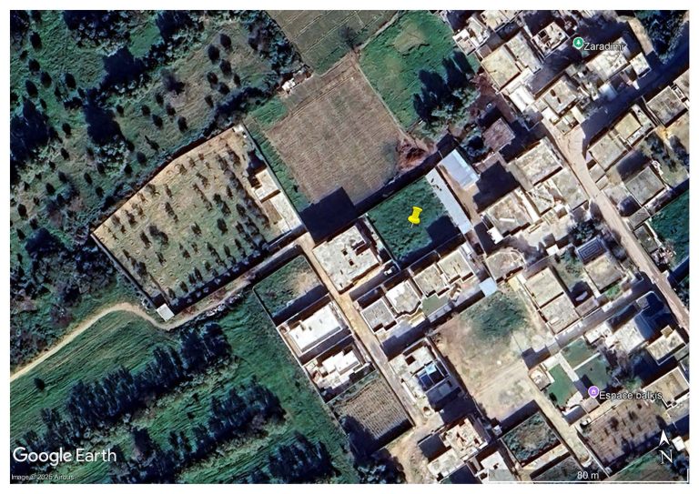 Terrain titre individuel 793 m2 &agrave; la soukra