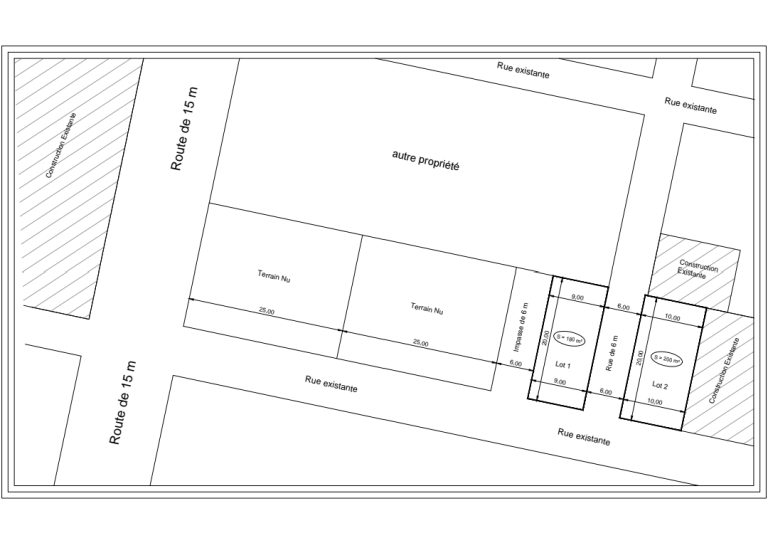 Deux terrains &agrave; kairouan