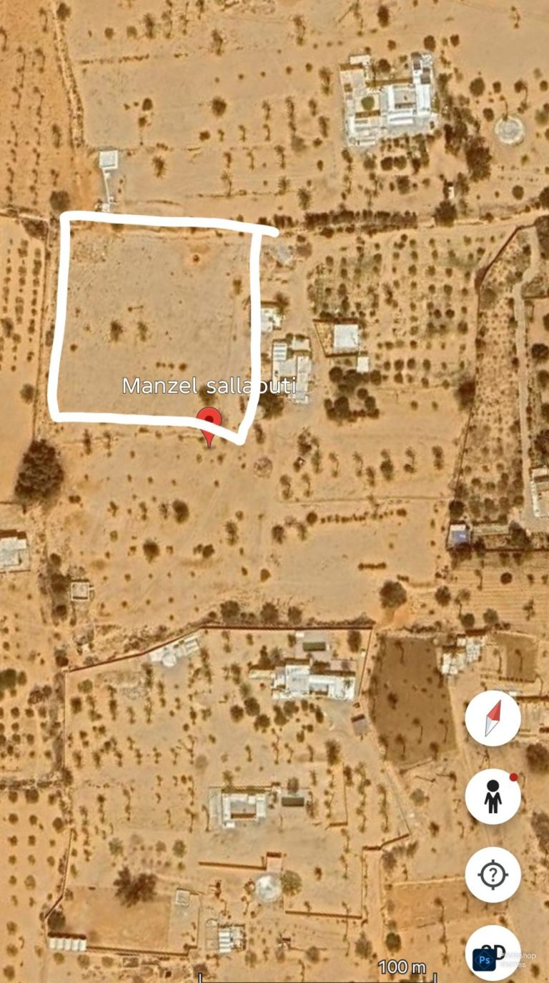 Terrain titre de propri&eacute;t&eacute; individuel &agrave; khazroun