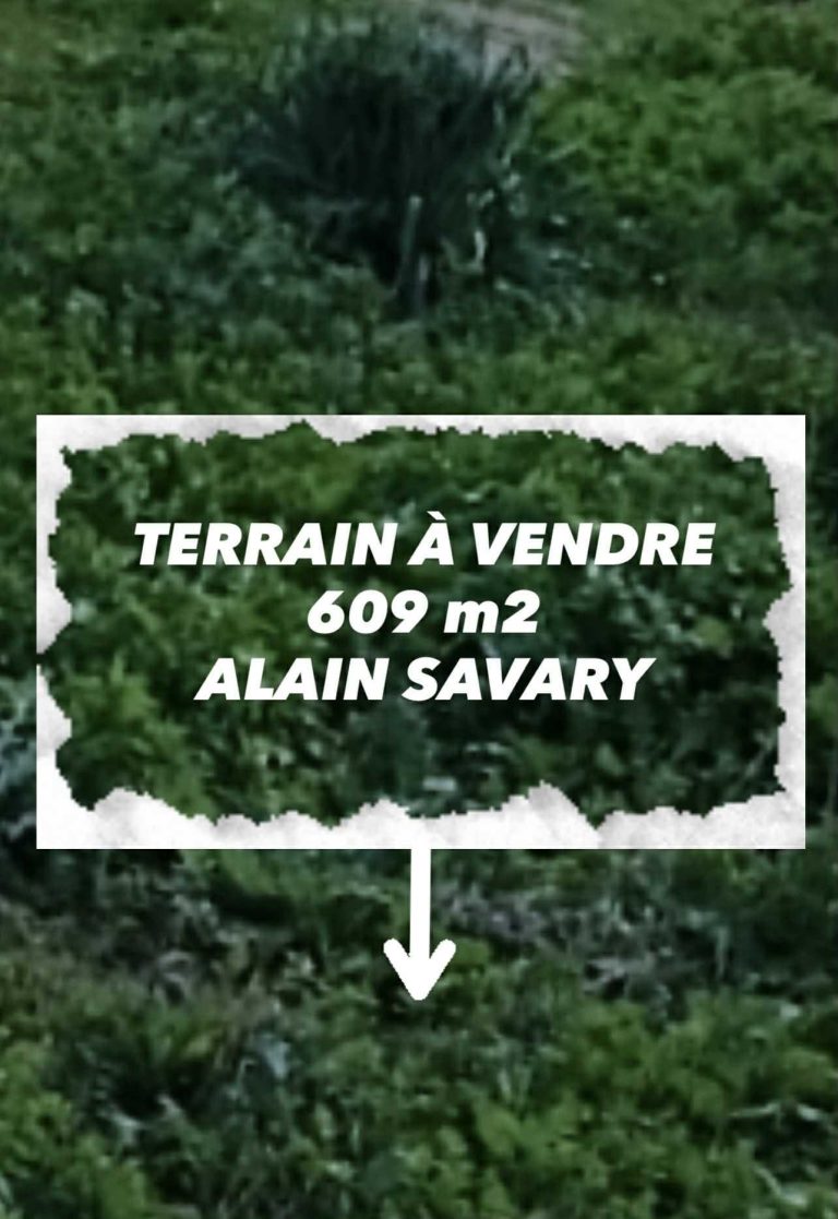 Terrain 609 m2 alain savary