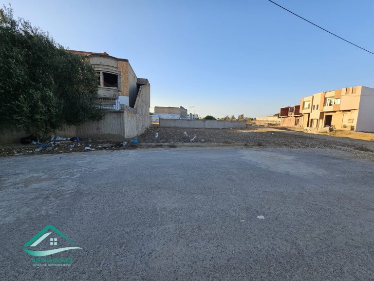 Vt935 terrain 484 m2 &agrave; cit&eacute; afh assemer kelibia