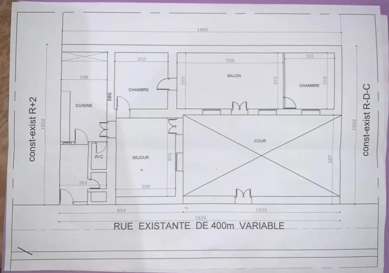 Maison la plage kelibia 195m