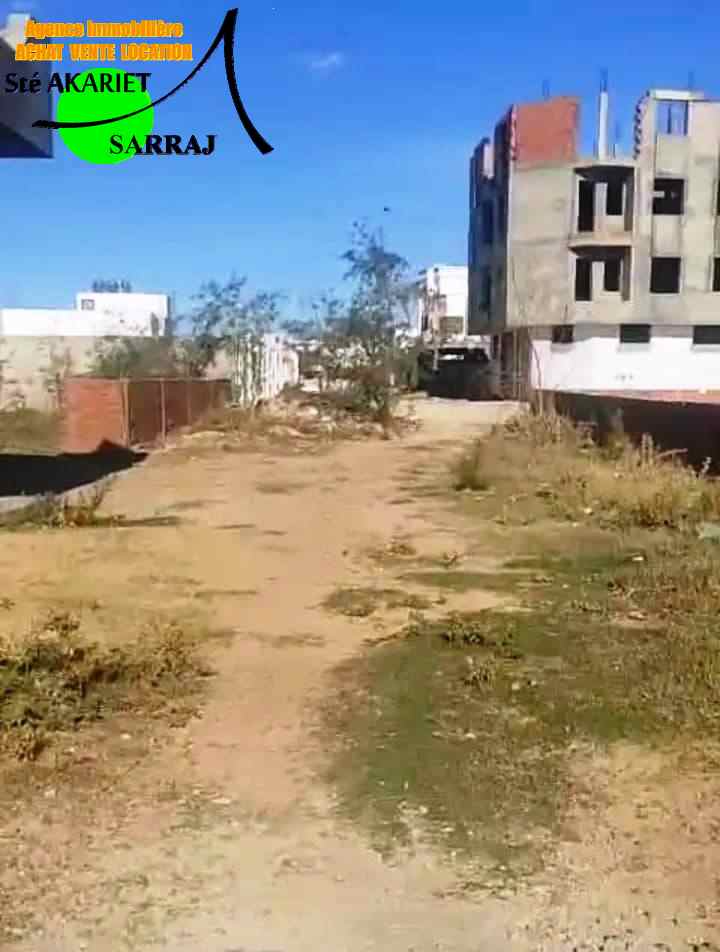 Terrain approuv&eacute; 344m zone des villas &agrave; akouda