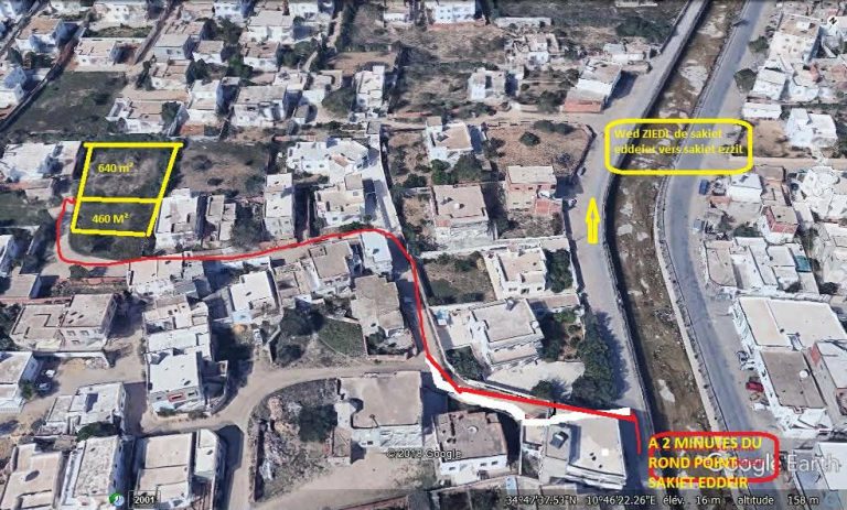 Terrain avenue mokhtar ziedi