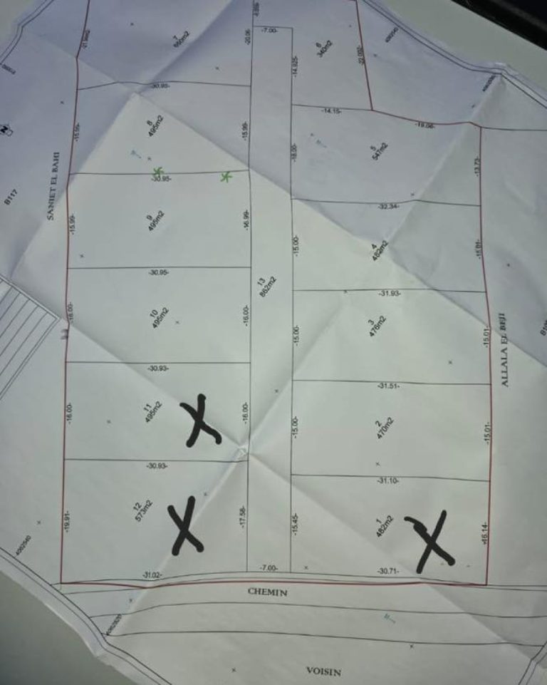 Lots terrain r2 boumhal