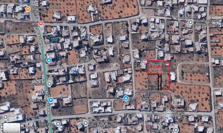 Terrain &agrave; zanket ben hmedou