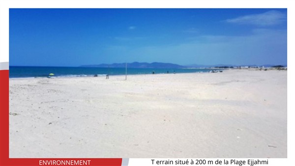 Terrain de 257 m2 de coin com r&eacute;sid 670 tnd le m2