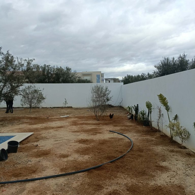 Av villa 650m finie &agrave; hammamet sud