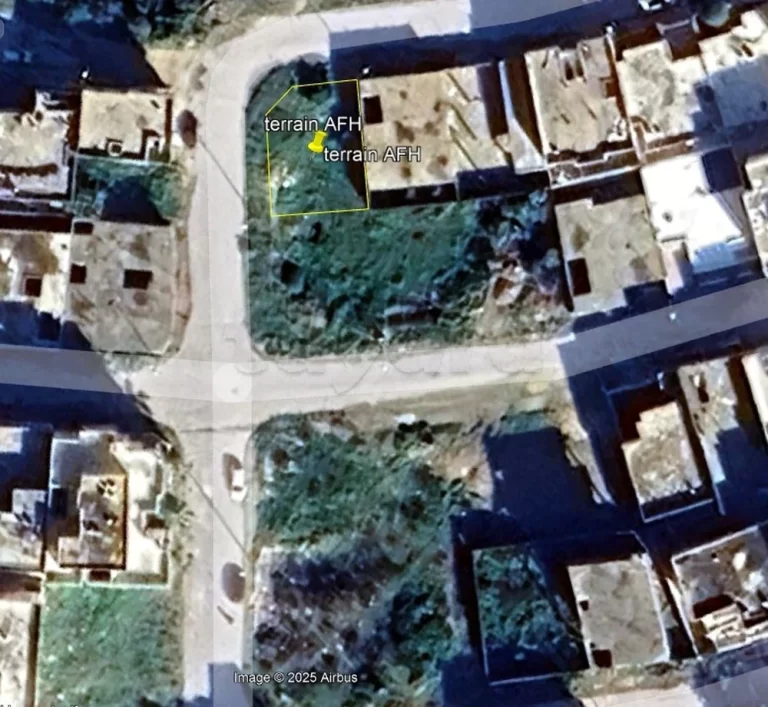 Terrain constructible lotissement afh