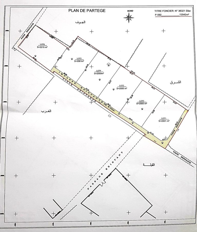 Terrain rectangulaire