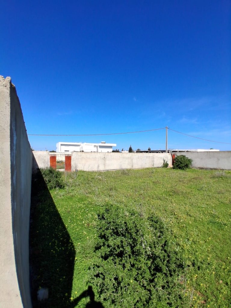 Terrain clotur&eacute; de 904m &agrave; sidi younes