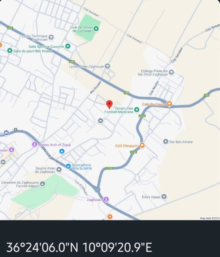 Terrain &agrave; zaghouan