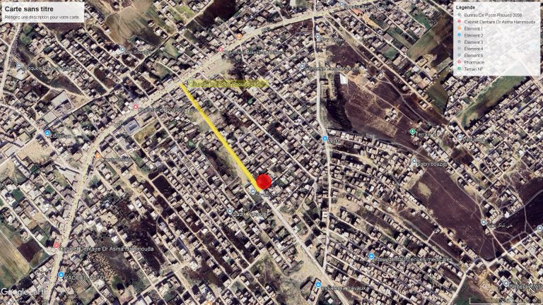 Lot de terrain cl&ocirc;tur&eacute; situ&eacute; &agrave; raoued