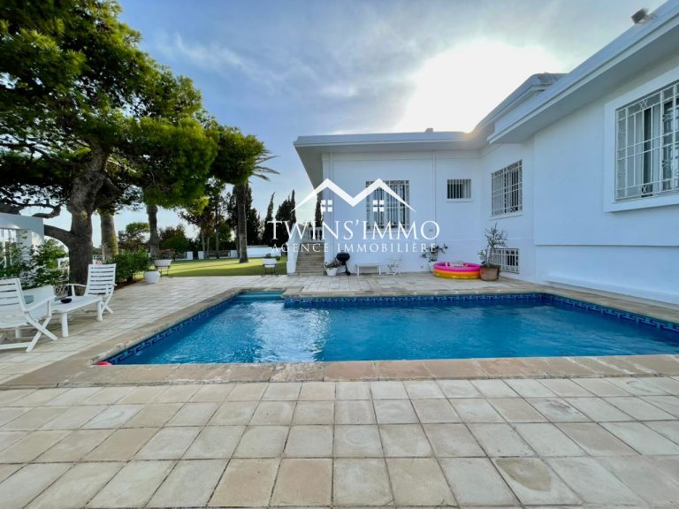 Villa avec vue mer panoramique &agrave; carthage