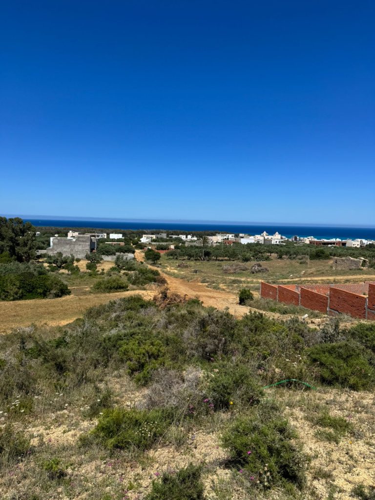 Terrain vue de mer