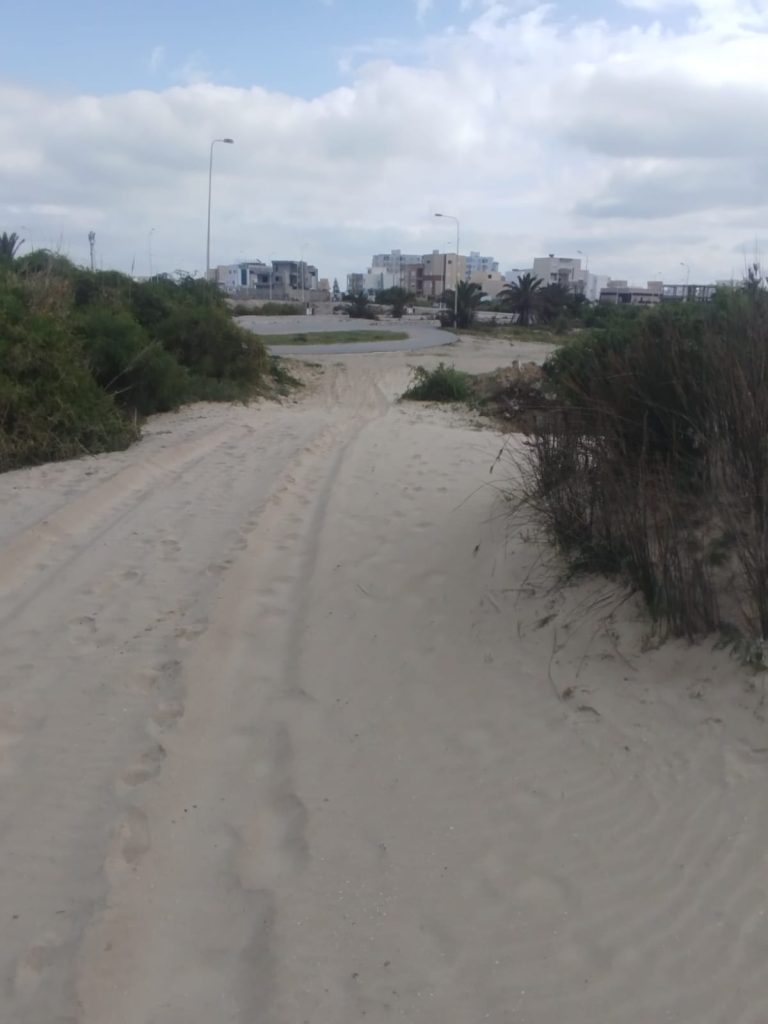 Terrain front de mer