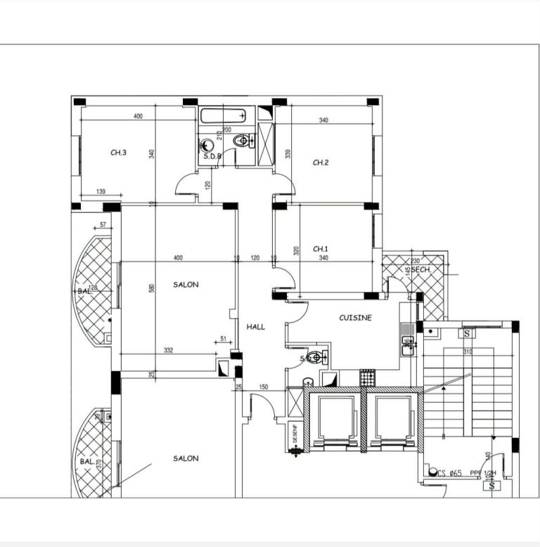Bel appartement s3 standing