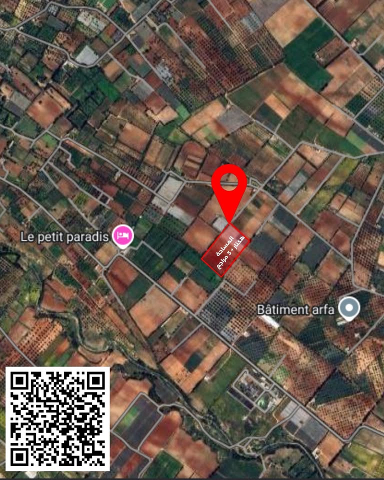 Terrain agricole &agrave; tazarka