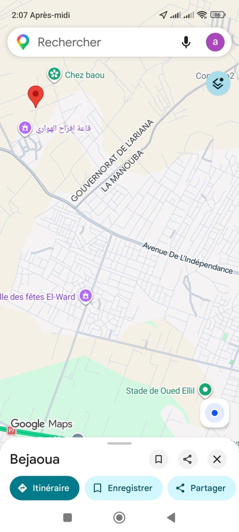 Terrain de 400 m