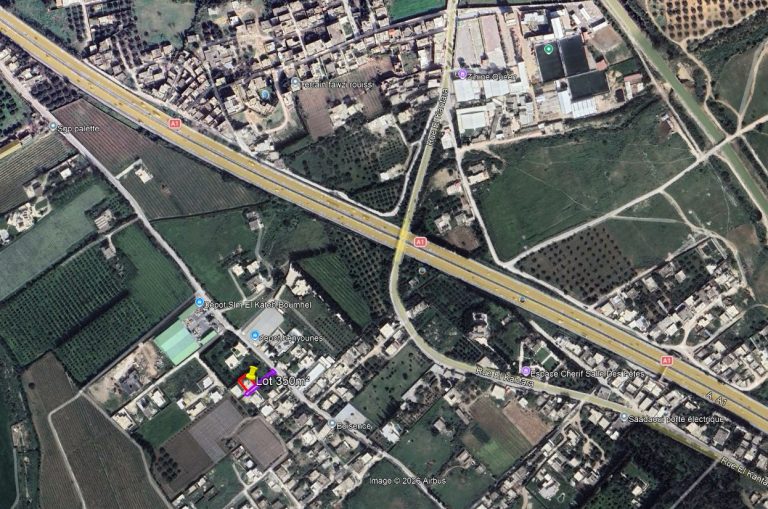 Lot 350m2 &agrave; boumhel pr&egrave;s 9sar bourguiba