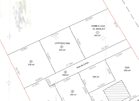 Lot 350m2 &agrave; boumhel pr&egrave;s 9sar bourguiba