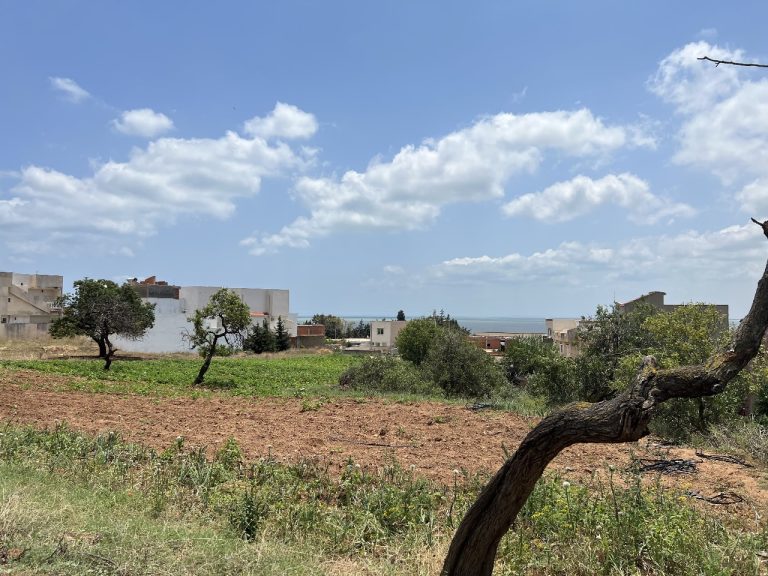 Terrain d'exception 1645 m2 ghar el melh