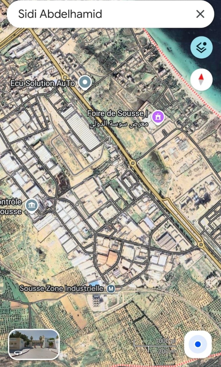 Terrain constructible sousse 30000 m