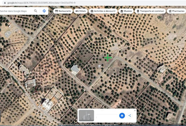 Un lot de terrain titré à sanhaja manouba