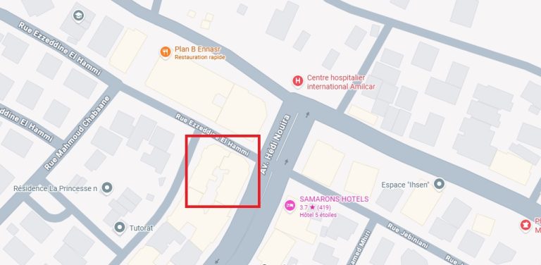 Vend app en face de polyclinique amilcar ennasr 2
