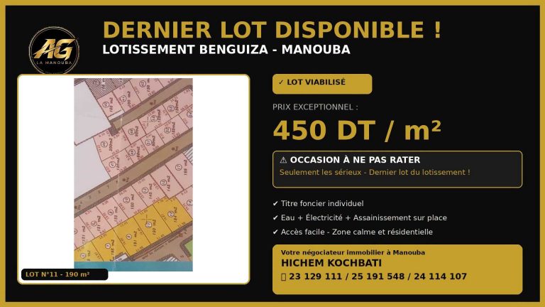 Dernier lot viabilis&eacute; a ne pas rat&eacute;