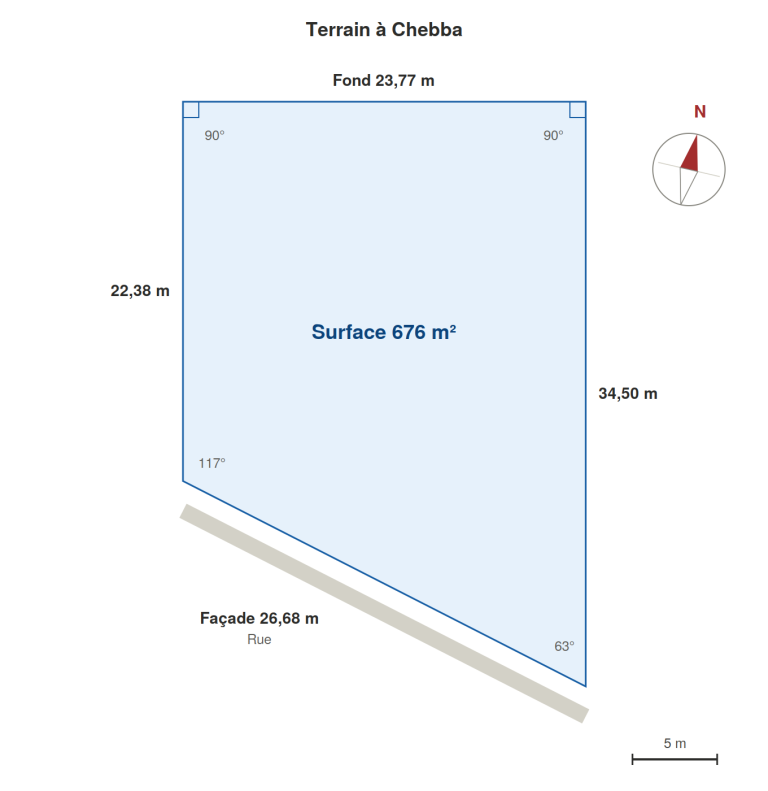 La chebba terrain nu rdc plus 2 &agrave; 350 m de la mer